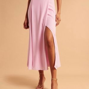 Abercrombie elevated flowy maxi skirt size large